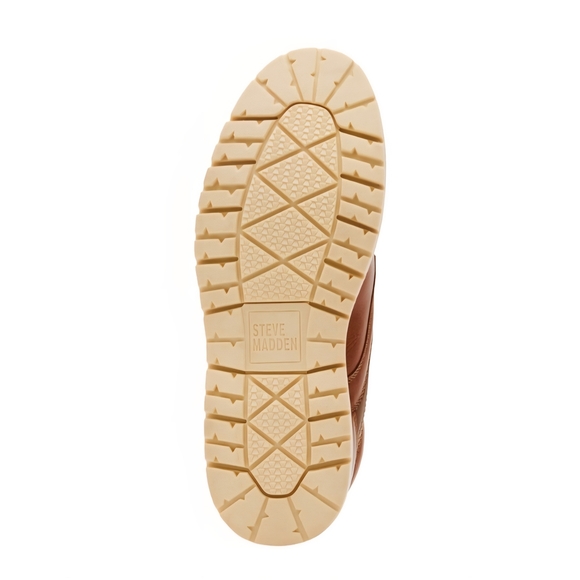 Steven Madden Tan Boots Ankle-Height Rugged Sole - Picture 6 of 6